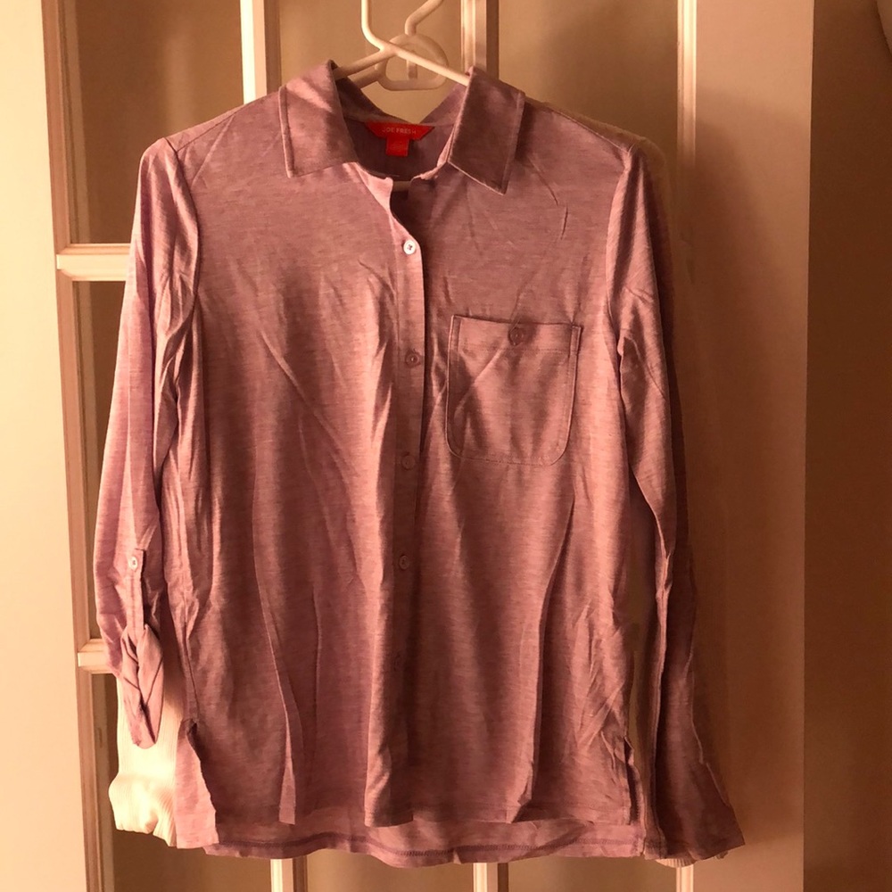Joe fresh bottom down soft shirt dress shirt